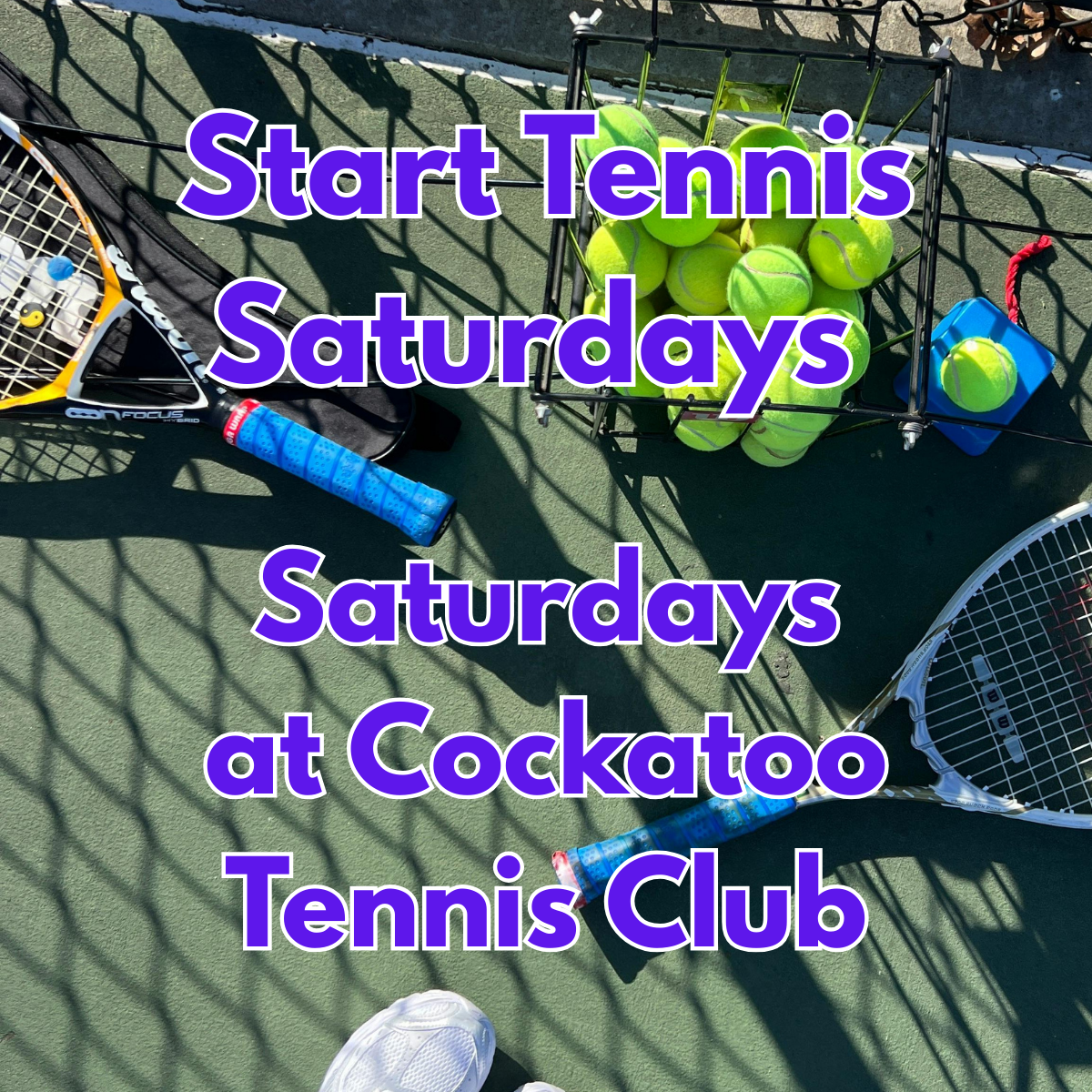 Start Tennis Saturdays With Top Win Tennis Academy